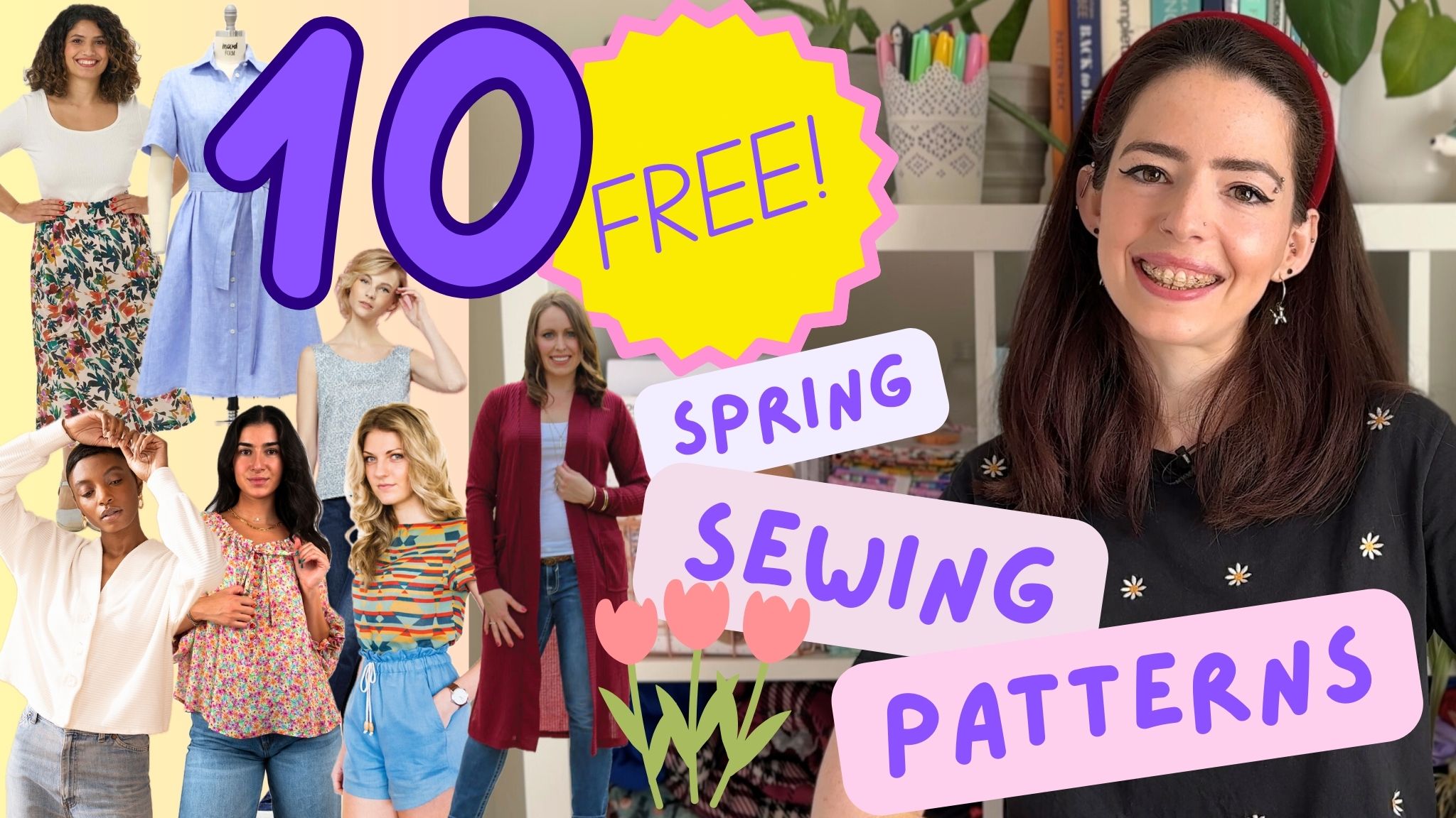 10 Free Sewing Patterns for Your Spring Wardrobe