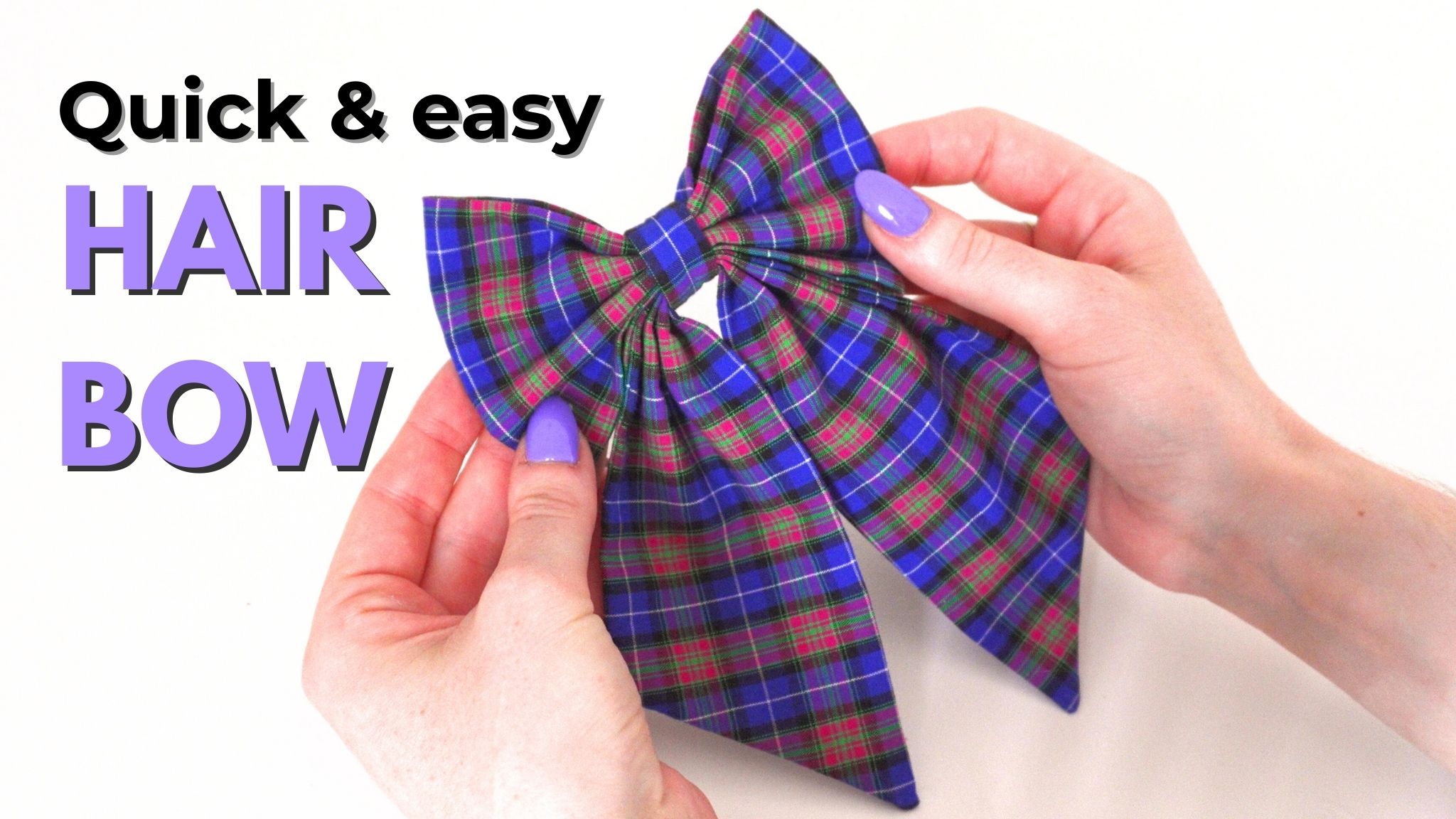 Sailor Hair Bow Tutorial